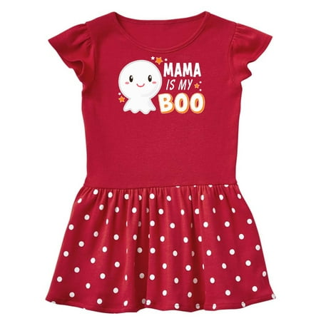 

Inktastic Mama is my Boo with Cute Ghost Gift Baby Girl Dress