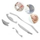 thumbnail image 1 of Herramientas De Masaje Herramientas De Masaje De Raspado Herramientas De Masaje De Raspado Corporal Herramientas De Raspado Gua Sha 5pcs / Set Gua De Acero Inoxidable Profesional ANGGREK Descripción de la referencia, 1 of 5