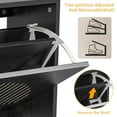 thumbnail image 5 of Shoe Storage Cabinet with 2 Flip Drawers, Modern Shoe Cabinet Storage for Entryway, Entryway Shoe Storage, 5 of 9