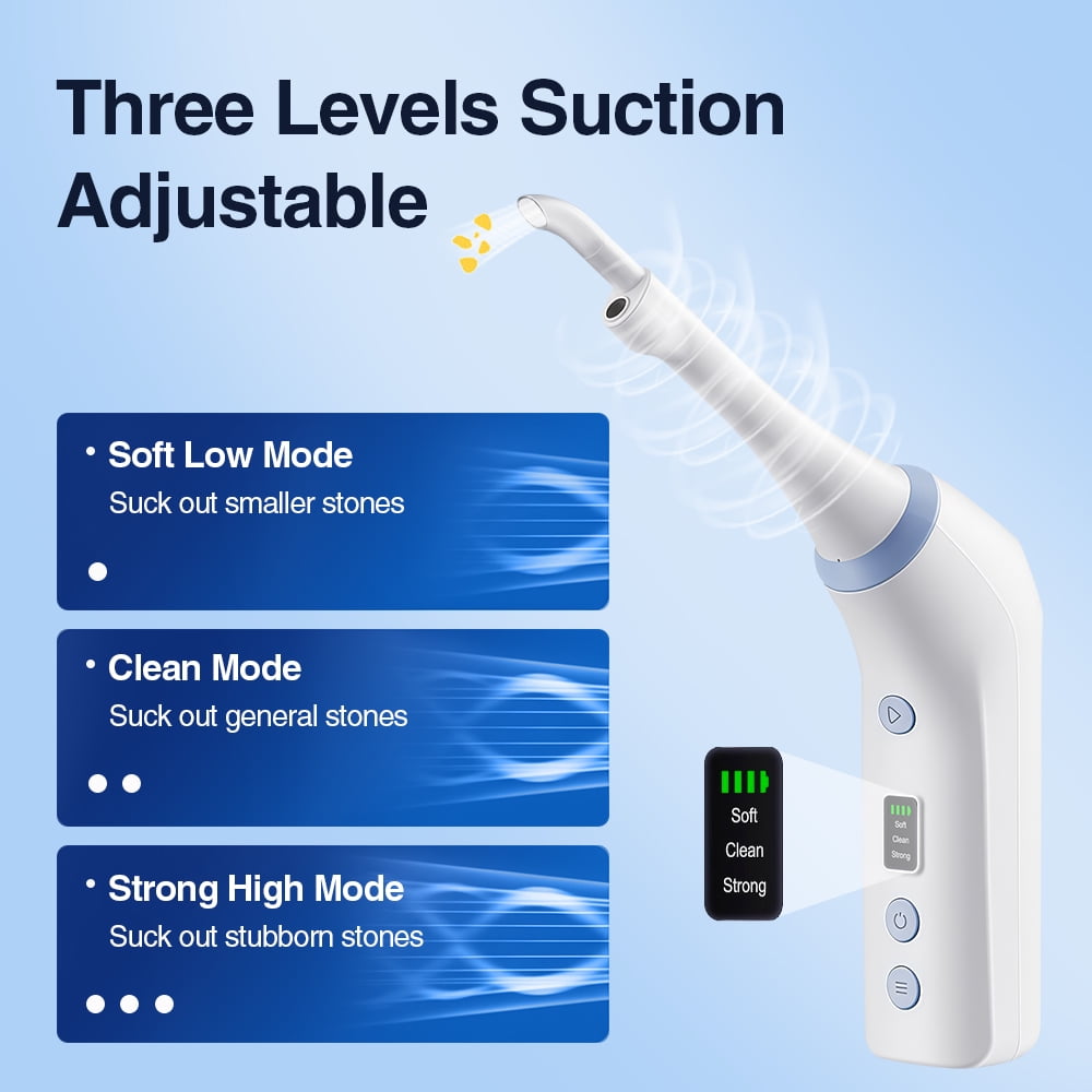 Tonsil Stone Remover, 300K HD Camera Adjustable 3 Modes Tonsil Stone Vacuum with Tonsil Stone Water Flosser for Men Women
