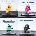 thumbnail image 2 of SharkTRUE Smooth Sliding Skateboard Bear Ornament: Stylish, Durable, Easy Install, 2 of 8