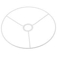thumbnail image 2 of Howish lampshade frames DIY Drum Lamp Shade Ring E27 Galvanized Wire Bracket 30cm White,iron(11.81"X11.81"X1.38"), 2 of 9