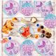 thumbnail image 5 of Set de decoración de fiesta Oigco Mermaid Birthday Serves 24, 5 of 7