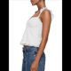 thumbnail image 3 of Camiseta de Tirantes Tipo Babydoll de Encaje para Mujer, con Mangas Transparentes, Estilo Y2k, para Salir de Verano. M, 3 of 8
