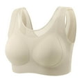 thumbnail image 3 of Hfnxid Seamless Bras for Women Wireless Supportive Bra Comfortable No Underwire Full Coverage Push Up Bralettes, 3 of 3