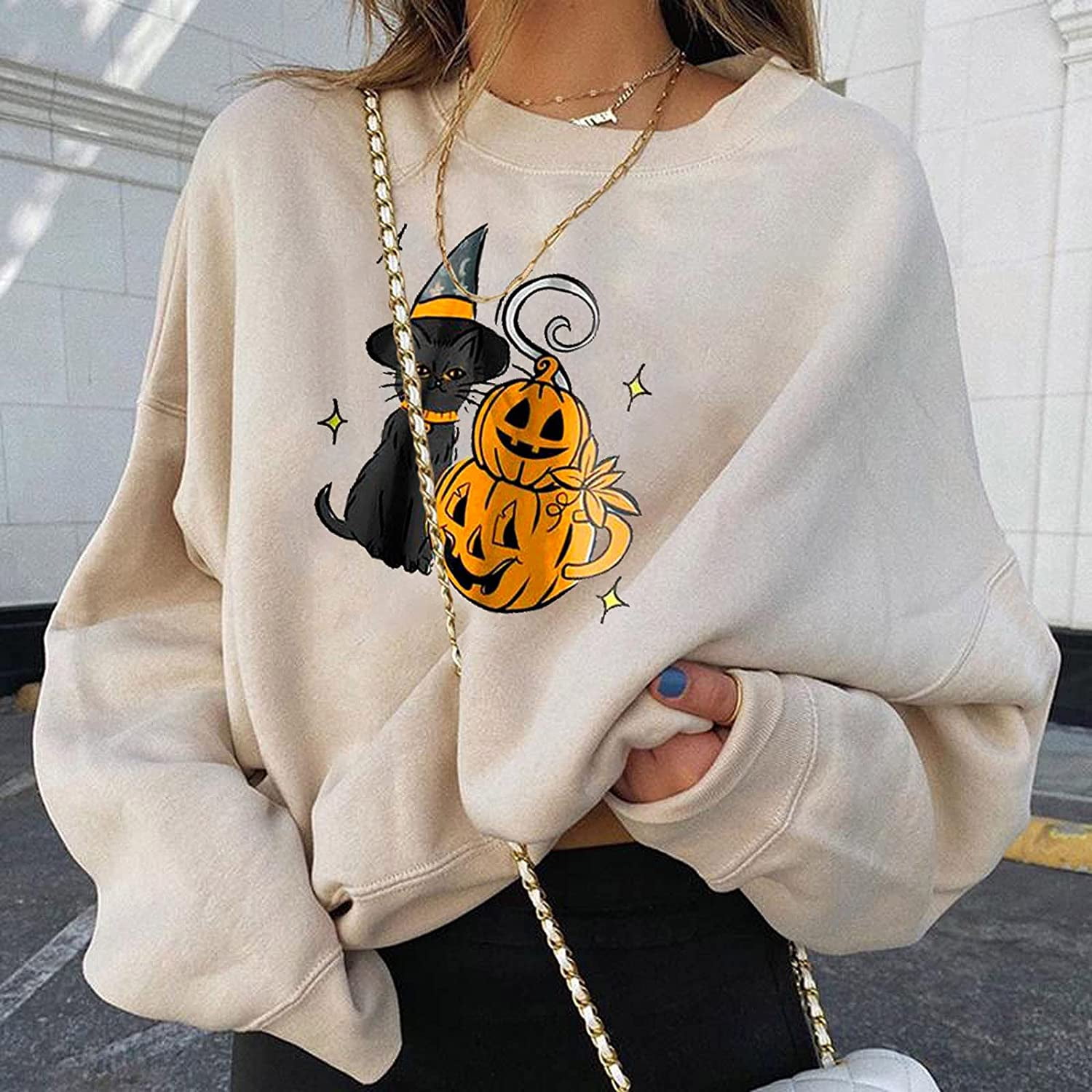 Halloween sweaters for women discount