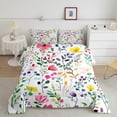 thumbnail image 2 of Castle Fairy Colorful Flowers 3 Pieces Queen Comforter Set for Boys Girls,Chic Floral Blossoms Ultra Soft Bedding Sets,Retro Vintage Aesthetic Bedding Comforter Set Breathable,Ultra Soft Home Decor, 2 of 8