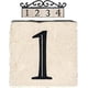 thumbnail image 1 of Números de Casa NACH Mármol Clásico para Exteriores, 1 of 5