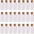 thumbnail image 1 of Botellas de vidrio MaxMau miniviales de 10 ml con tapones de corcho (24 unidades), 1 of 6
