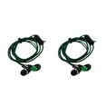 thumbnail image 4 of Inteprter Auriculares intrauditivos con conector de 3,5mm, micrófono de graves pesados, de silicona, anticongelantes verde 2piezas, 4 of 5