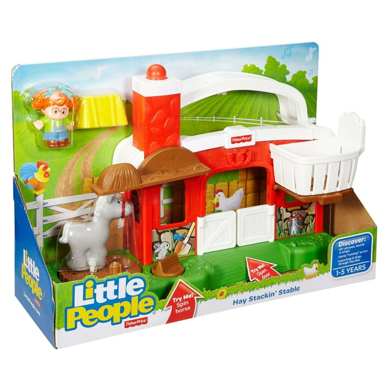 Little People Hay Stackin Stable Walmart