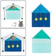 thumbnail image 2 of Koszal Pet Hidden House Delicate Star Pattern Felt Cloth Small Animal Corner Hideout for Ferrets, 2 of 8