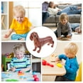 thumbnail image 2 of Plastic Fake Dog Figurine Simulation Dog Figure Plastic Animal Figure Simulation Dog Figurine Toy, 2 of 6