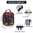 thumbnail image 6 of Descen-dants Zombies Tour Portable Lunch Bags Tote Shoulder Bag Insulated Lunch Boxes Picnic Beach Work, 6 of 9