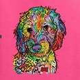 thumbnail image 2 of Dean Russo Sweet Poodle Dog Lover Men's Graphic T-Shirt, Neon Pink, Small, 2 of 6