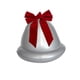 thumbnail image 1 of Campana navideña inflable, adorno de bola inflable, inflable grande y multifuncional Plata individual, 1 of 9