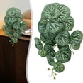 thumbnail image 2 of Eucalyptus Fake Pothos Hanging Plants - Artificial Hanging Plant Realistic Faux Pothos Vines for Indoor Décor, Lush Greenery for Home Wall Table Balcony Patio Office, Bathroom -1Pc(Green3,17.7x4"), 2 of 9