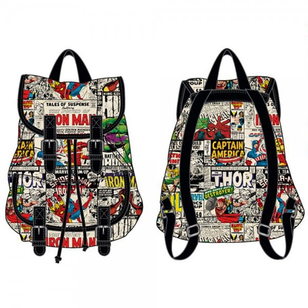 Marvel Backpack Marvel Comics Sublimated Knapsack New Toys School