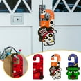 thumbnail image 4 of Design 2024 New Halloween Caricature Style Wooden Door Hanging Door Sign, Classic Halloween Theme Beautifully Printed Practical Crafts Door Hanging for Halloween Thanksgiving Home Decor, 4 of 4