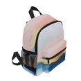 thumbnail image 2 of FORMRS School Backpack with Front Zippered Pocket 12" Student Travel Daypack, Abstract Painting, 2 of 6