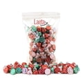 thumbnail image 2 of LaetaFood HERSHEY'S HUGS KISSES Milk Chocolate Candy with White Creme Red Silver Green Striped (2 Pound Bag), 2 of 5