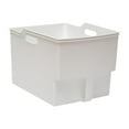 thumbnail image 1 of Cesta organizadora de cocina con asa, cesta de almacenamiento extraíble para organizar el almacenamiento Blanco Grande, 1 of 9