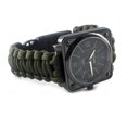 thumbnail image 4 of (Army Green) Outdoor Survival Multifunction Watch, Survival Kit Wristband, Rope, Whistle + + Compass + Igniter, for Hiking, Camping Climbing First Aid Kit, 4 of 5