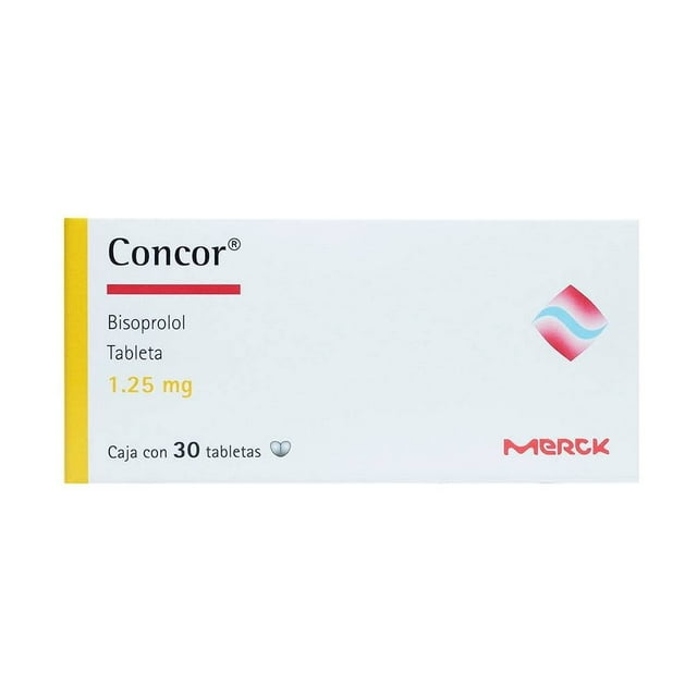 Concor Bisoprolol 1.25 mg 30 tabletas
