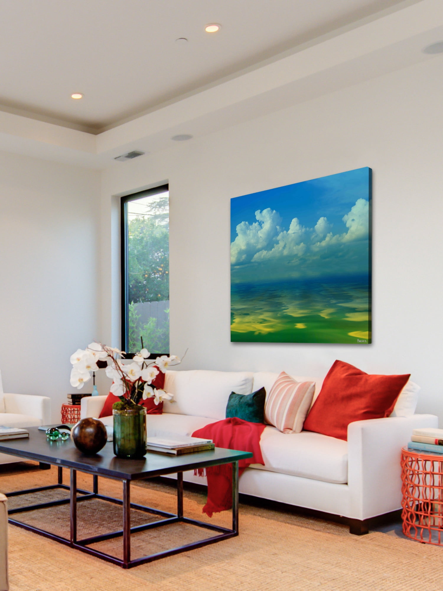 "Cumulus Clouds" Print on Canvas