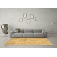 thumbnail image 3 of Ahgly Company Indoor Square Abstract Brown Contemporary Area Rugs, 7' Square, 3 of 4