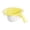 Yellow, variant on Corner Triangular Sink Strainer Kitchen Drain Filter Sponge Holder Quick Rinse Produce Basket