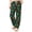 C04_Green, variant on Hvogkswy Cotton Pajama Pants Women, Loose Straight Elastic High Waist Lounge Pants Thin Comfy Plaid Home Pajama Pants with Pockets