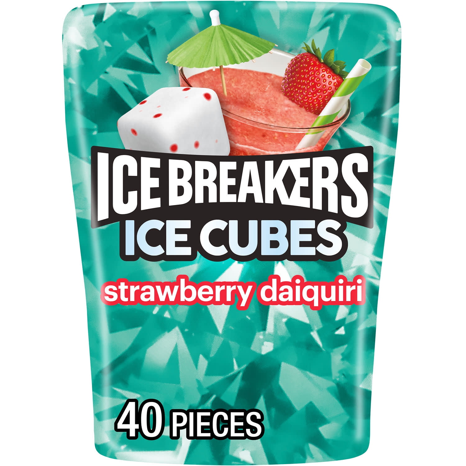 Ice Breakers Ice Cubes Strawberry Daiquiri Flavored Sugar Free