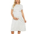 thumbnail image 2 of ’s Winter Maternity Straight Leg Pants – High Waist Over Bump High Stretch & Breathable, 2 of 4