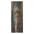 thumbnail image 5 of BZSMCE Yoga Mat Women Leopard with Floral Crown Pearls Fitness Mat, 5 of 9