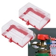 thumbnail image 4 of Bloqueo de la Cubierta del Botón de Parada de Emergencia, Resina PC 2 PCS POMIENTO PUSH Botón Interruptor Cubierta Instalación versálil para la Industria, 4 of 7