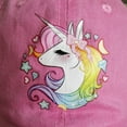 thumbnail image 3 of Girls' Adjustable Cute Unicorn Hats, Baseball Cap for 3-12 Years, 3 of 4