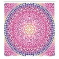 thumbnail image 2 of Ambesonne Pink Mandala Shower Curtain, Vibrant Harmony, 69"Wx75"L, Magenta Purple Peach, 2 of 4