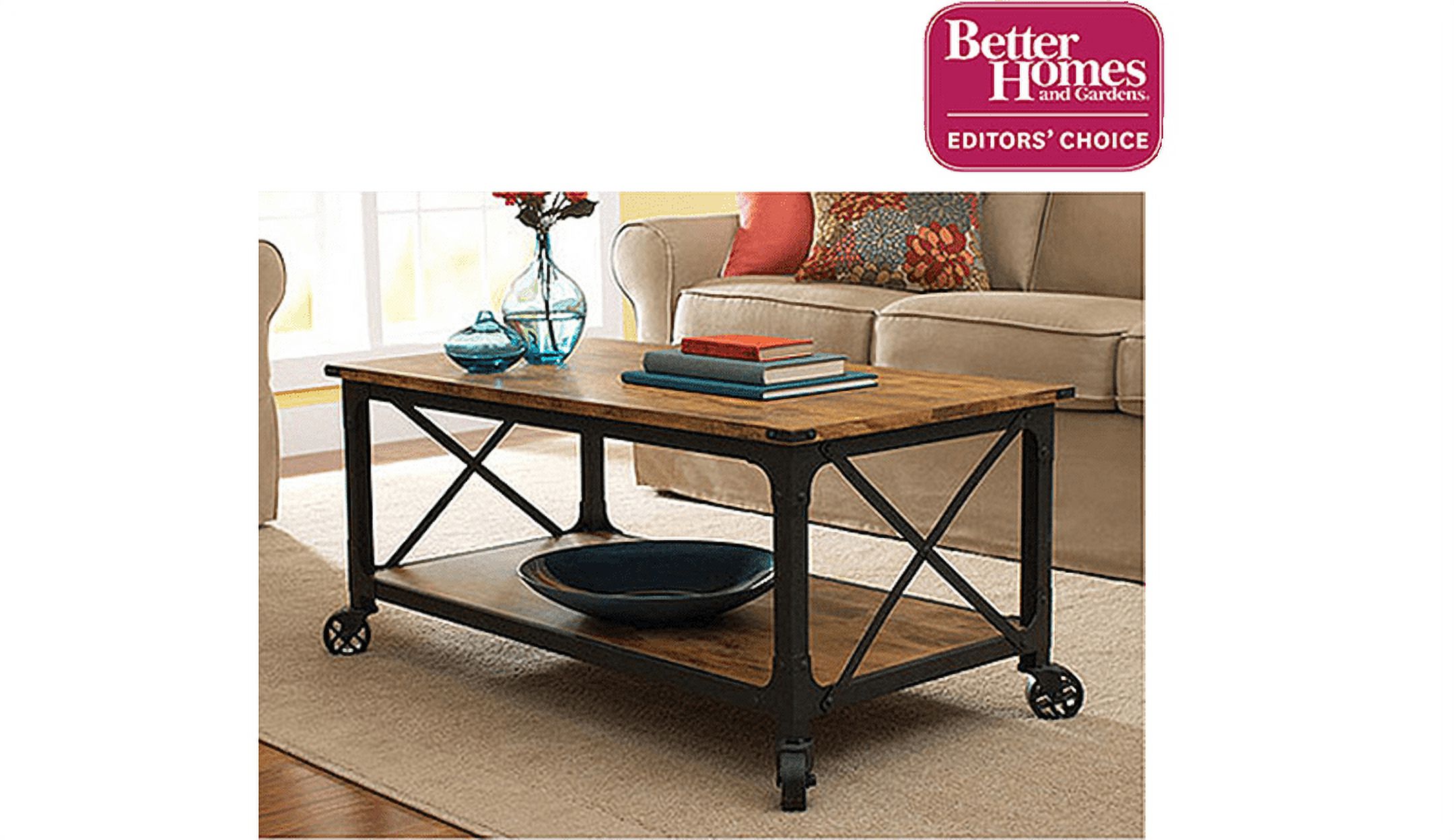 Better Homes & Gardens Rustic Country Coffee Table, Weathered Pine Finish - image 2 of 8