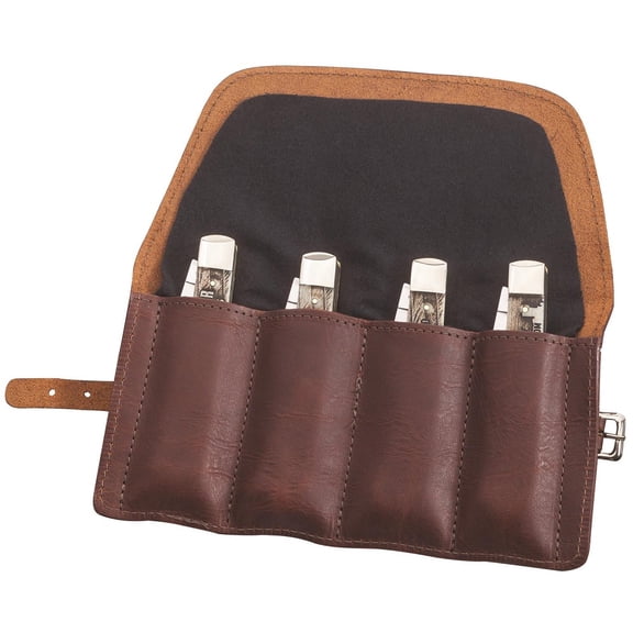 Case XX Knives Genuine Leather and Cotton Gentleman's Knife Roll
