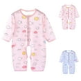 thumbnail image 4 of FFENYAN Children's Comfortable Long Sleeve Jumpsuit Baby's for Summer - Breathable Printed Baby Romper for Boys and Girls - Perfect for Sweet Dream Night Wear, 4 of 4