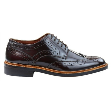 

Cavani Merton Men s Oxford Brogue Shoes Leather Tan Burgundy