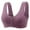Purple, variant on Utoimkio Wireless Bras for Women Front Closure Push Up Bras for Women No Underwire Comfort Breathable Everyday Bras