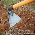 thumbnail image 7 of Elainilye Garden Hoe, Heavy Duty Weeding Tool with Wood Handle Agricultural Cultivation Equipment for Soil Preparation Planting Flower Beds, M, 7 of 7