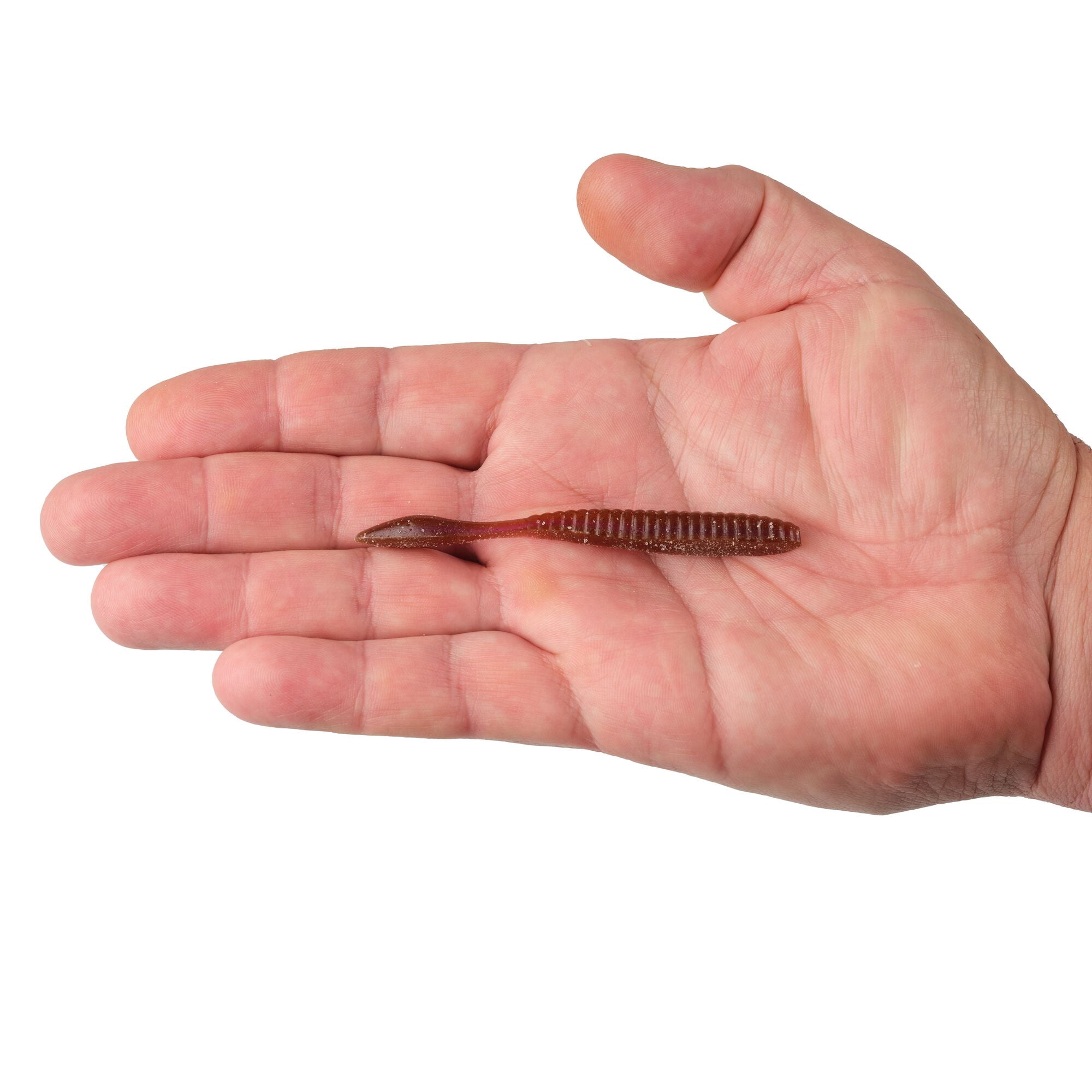 Berkley Lab Series™ Flat Worm, 3.6 in, Oxblood Red Flake