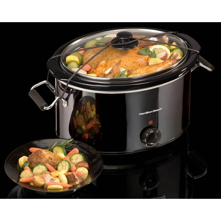 Best Buy: Hamilton Beach Entertainer 7-Quart Slow Cooker Stainless-Steel  33172