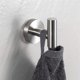 thumbnail image 2 of 2 piezas de gancho de toalla, acero inoxidable Sus304 de níquel cepillado, bata, gancho para ropa, gancho de pared moderno, adecuado para baño, cocina, garaje Feliz Sencillez, 2 of 4