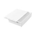 thumbnail image 2 of Organizador de cajones bajo el escritorio | Bandeja de almacenamiento oculta deslizable | Soporte autoadhesivo para papelería de oficina y hogar | Cajón blanco de gran capacidad, 2 of 6