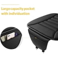 thumbnail image 3 of Cojín para asiento de automóvil con ajuste universal para aliviar el dolor, espuma viscoelástica antideslizante con tela transpirable, soporte para coxis no tóxico y fácil de limpiar para automóvil,, 3 of 5