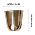 thumbnail image 4 of Wall-Mounted Metal Vase Holder with Brush Hook, Gold Finish, Decorative Flower Container,wall vase with hook, 4 of 8